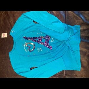 Girls 6/7 justice long sleeve